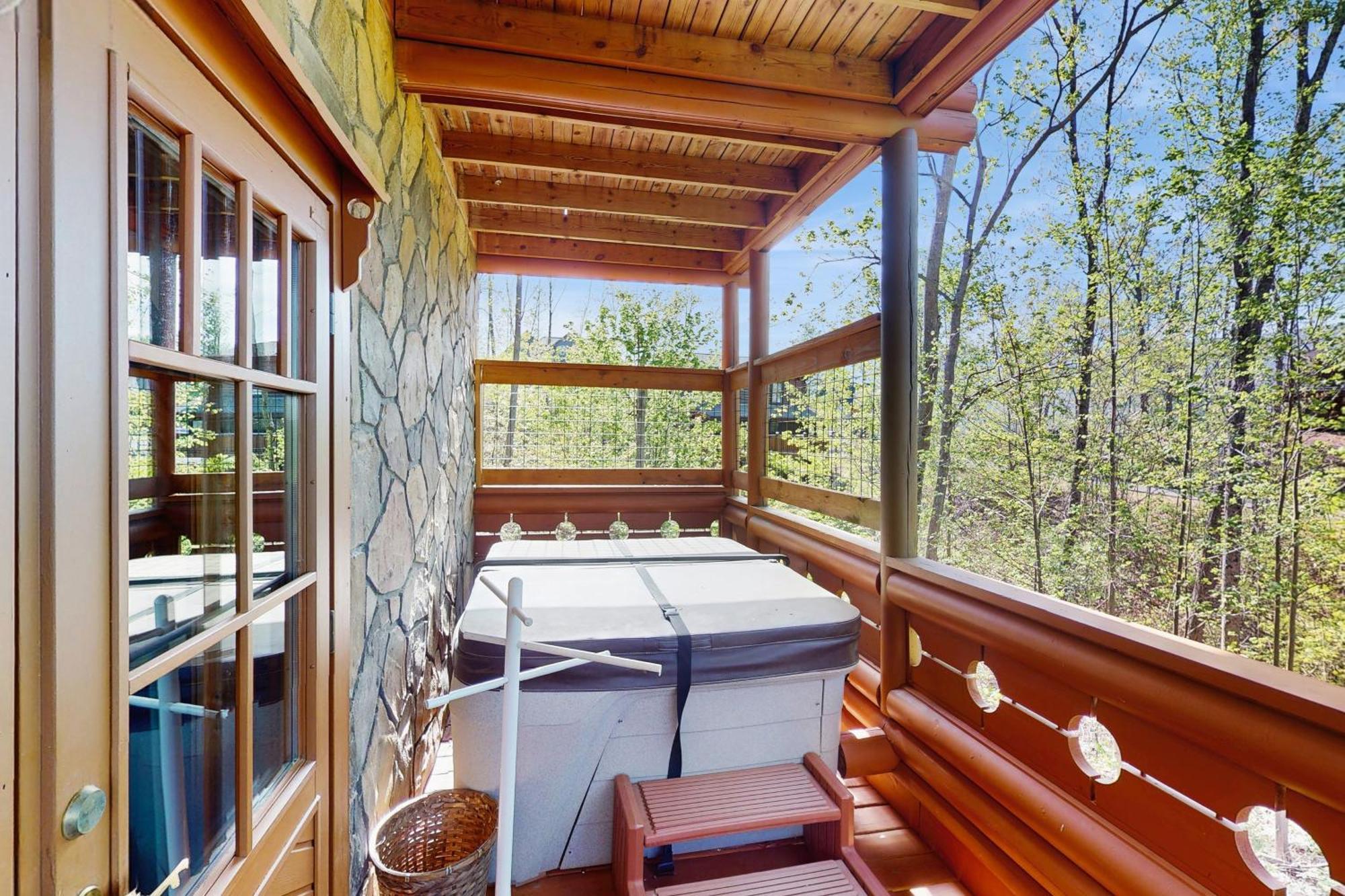 גטלינבורג Pine Cone Cabin מראה חיצוני תמונה